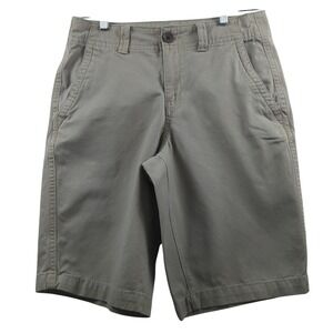 Urban Pipeline Chino Shorts Mens 29 Tan Khaki Flat Front Cotton‎ Twill Casual